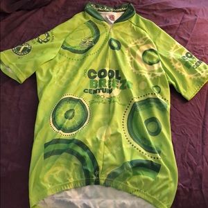 Men’s medium bicycle cycling jersey pull over
